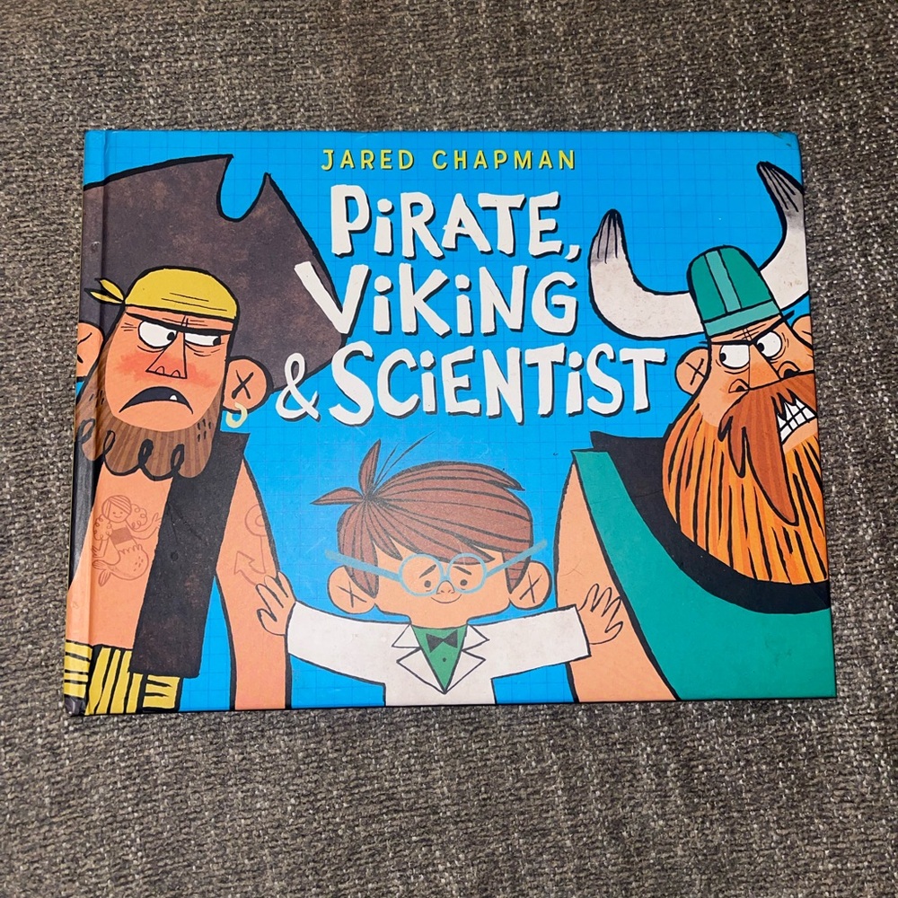 Pirate, Viking & Scientist Children's Hard Cover Book
